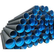 black plastic water pipe 6 inch hdpe double wall corrugated pipe